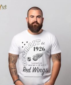 Detroit Red Wings Starter White Arch City Theme Graphic T Shirt
