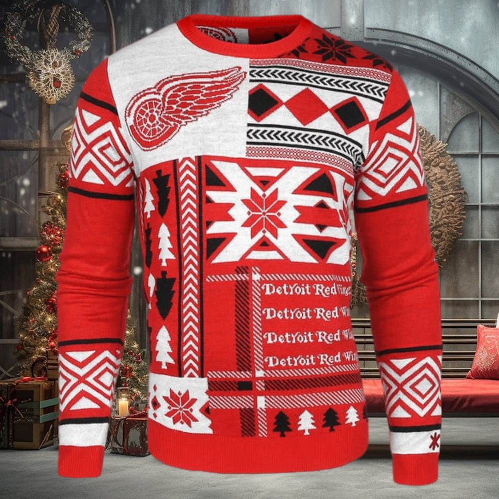 Detroit Red Wings Ugly Christmas Sweaters Detroit Red Wings Ugly Christmas Sweaters