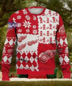 Detroit Red Wings Ugly Sweater Christmas