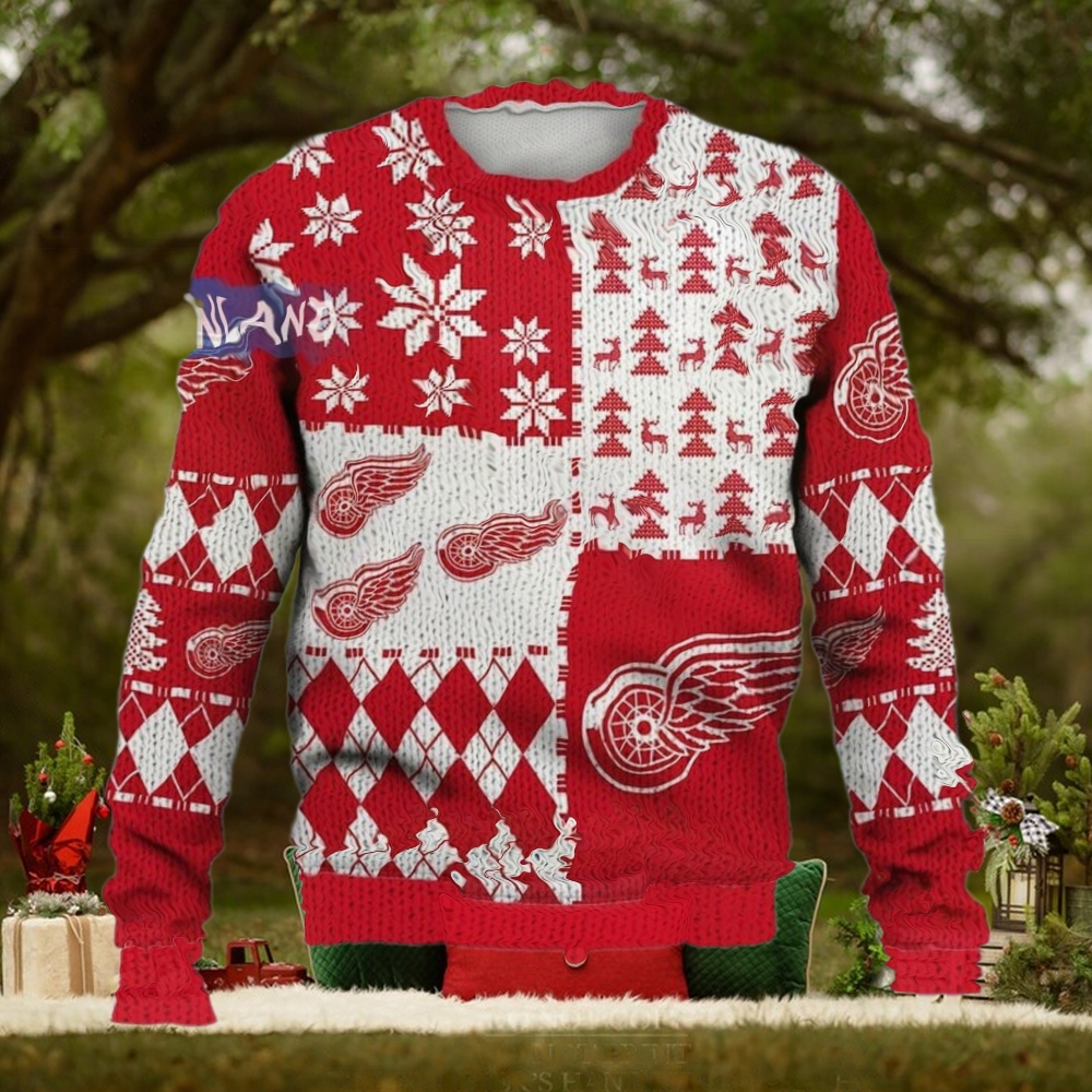 Detroit Red Wings Ugly Sweater Christmas Detroit Red Wings Ugly Sweater Christmas
