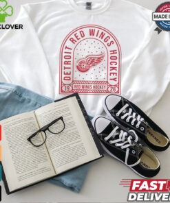 Detroit Red Wings Uphill Stained Glass T Shirt