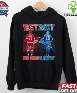 Detroit Red Wings x Detroit Lions Signature Unisex T Shirt