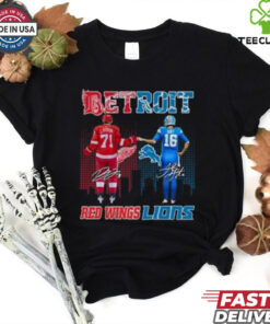 Detroit Red Wings x Detroit Lions Signature Unisex T Shirt