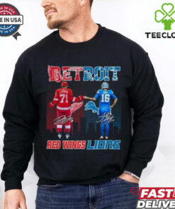 Detroit Red Wings x Detroit Lions Signature Unisex T Shirt