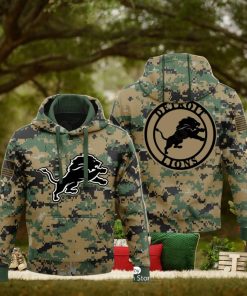 Detroit Salute To Service Veterans Day Army Hoodie 3D