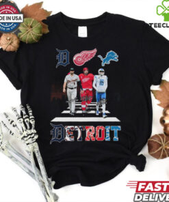 Detroit Sport Team Grahics Player Signature New T Shirt