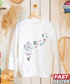Detroit Sports Teams Floral Dandelion Shirt