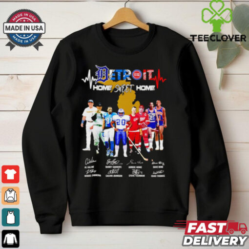 Detroit Sports home sweet home signature shirt