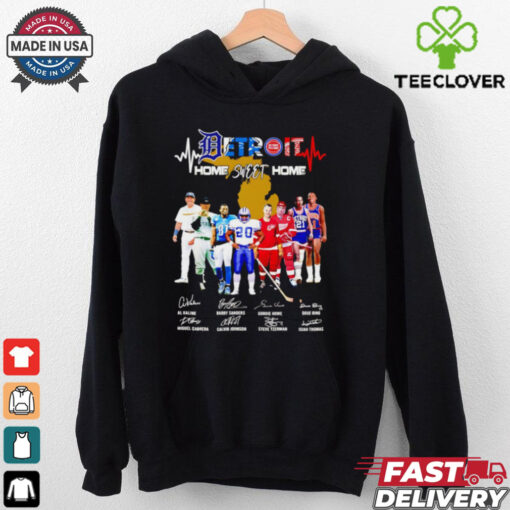 Detroit Sports home sweet home signature shirt