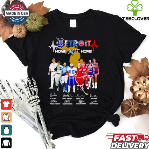 Detroit Sports home sweet home signature shirt