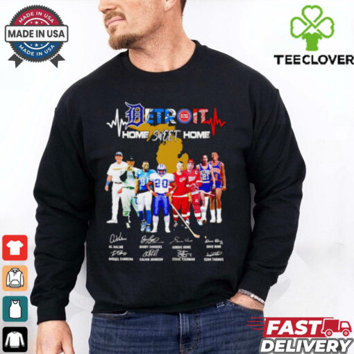 Detroit Sports home sweet home signature shirt