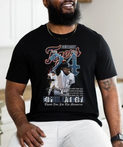 Detroit Tiger 2008 – 2023 Miguel Cabrera Thank You For The Memories Unisex T Shirt