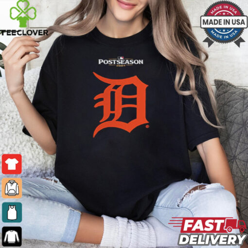 Detroit Tigers 2024 MLB Postseason Logo Shirt