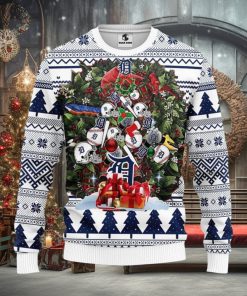 Detroit Tigers Christmas Tree Ugly Sweater