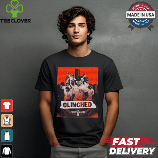 Detroit Tigers Clinched 2024 MLB Postseason T Shirt