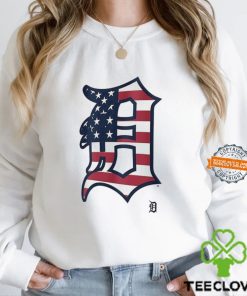 Detroit Tigers D logo x Flag of the United States shirt 1 Detroit Tigers D logo x Flag of the United States shirt