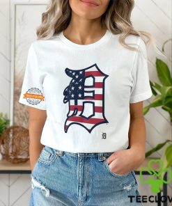Detroit Tigers D logo x Flag of the United States shirt 3 Detroit Tigers D logo x Flag of the United States shirt