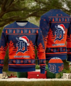 Detroit Tigers Funny Christmas Ugly Sweater