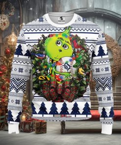 Detroit Tigers Grinch Hug Christmas Ugly Sweater