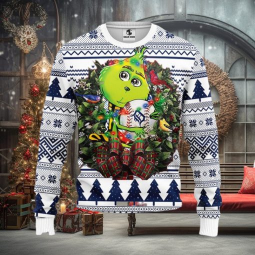 Detroit Tigers Grinch Hug Christmas Ugly Sweater