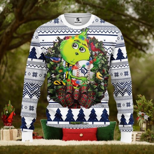 Detroit Tigers Grinch Hug Christmas Ugly Sweater