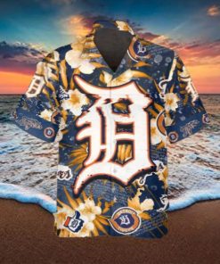 Detroit Tigers Hawaiian Shirt, MLB Hawaiian Shirt Gift For Fans