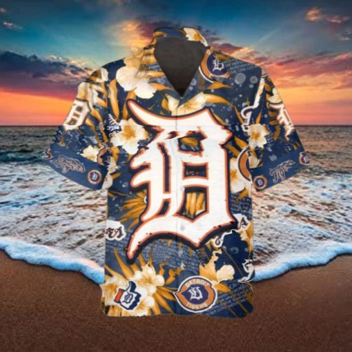 Detroit Tigers Hawaiian Shirt, MLB Hawaiian Shirt Gift For Fans