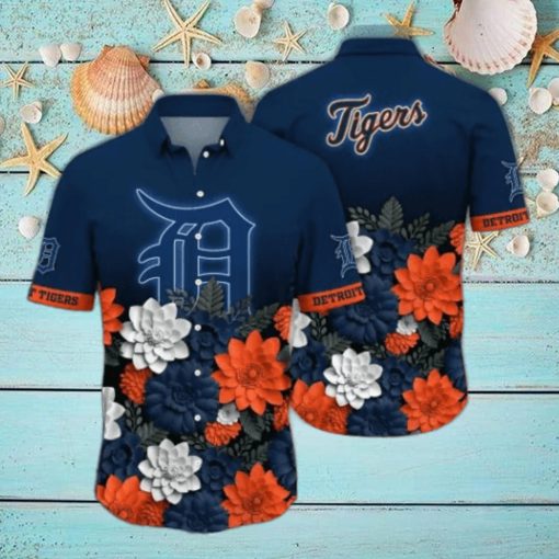 Detroit Tigers MLB Flower Hawaii Shirt And Tshirt For Fans