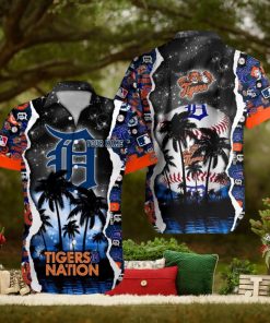 Detroit Tigers MLB Hawaiian Shirt Custom Name 3D All Over Printed Hawaii Shirt