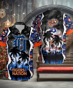 Detroit Tigers MLB Hawaiian Shirt Custom Name 3D All Over Printed Hawaii Shirt