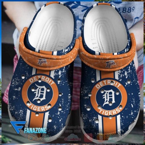 Detroit Tigers MLB Sport Crocs Clogs Shoes Comfortable