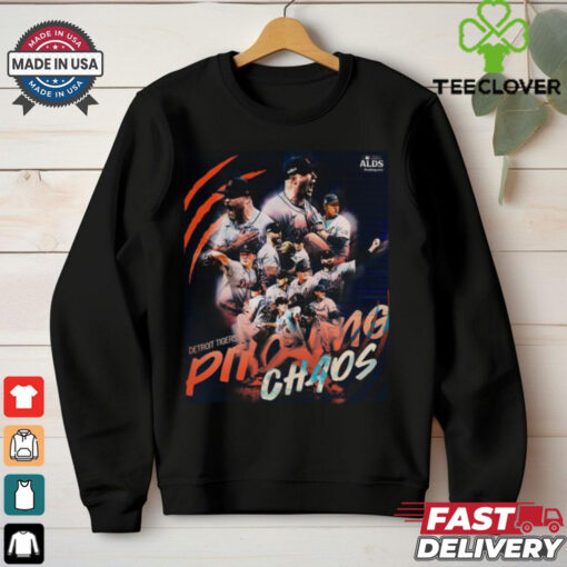 Detroit Tigers Pitching Chaos 2024 ALDS Postseason hoodie, sweater, longsleeve, shirt v-neck, t-shirt