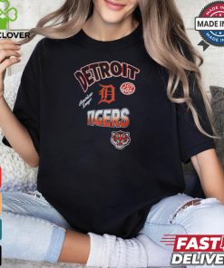 Detroit Tigers Pro Standard Navy Turn It Up Dropped Shoulder T Shirt