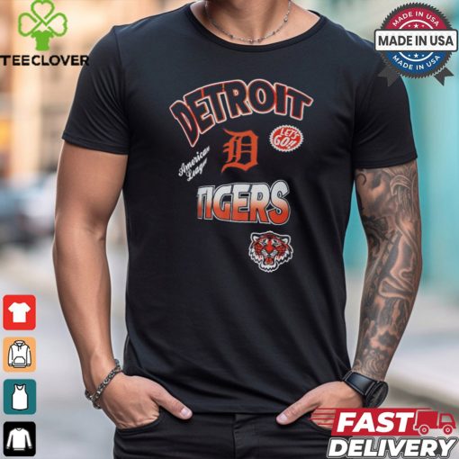Detroit Tigers Pro Standard Navy Turn It Up Dropped Shoulder T Shirt
