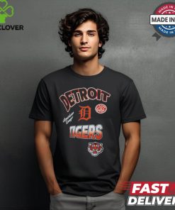 Detroit Tigers Pro Standard Navy Turn It Up Dropped Shoulder T Shirt