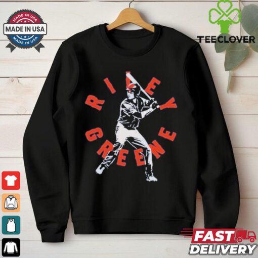 Detroit Tigers Riley Greene Baseball Team Swing Pose Shirt