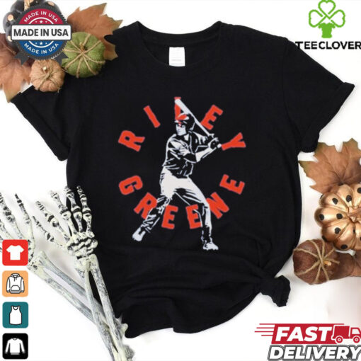 Detroit Tigers Riley Greene Baseball Team Swing Pose Shirt