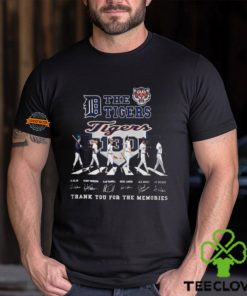 Detroit Tigers Signature Thank You For The Memories Unisex T Shirt