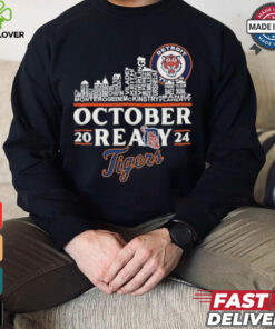 Detroit Tigers Skyline Players Name October Ready 2024 Shirt