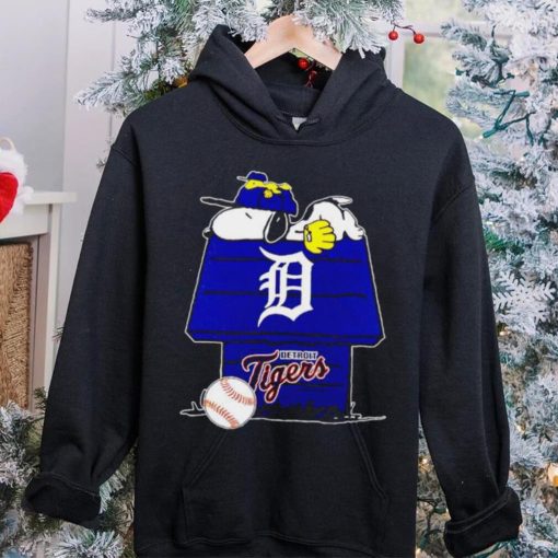 Detroit Tigers Snoopy And Woodstock The Peanuts Baseball hoodie, sweater, longsleeve, shirt v-neck, t-shirt