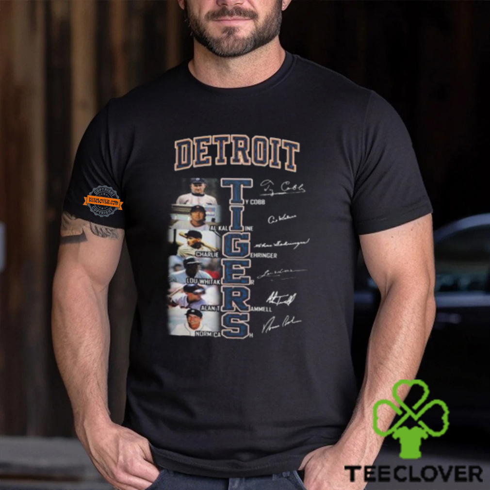 Detroit Tigers Team Signature 2024 Unisex T Shirt Detroit Tigers Team Signature 2024 Unisex T Shirt