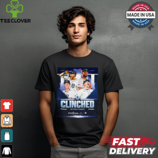 Detroit Tigers Those Gritty Tigs 2024 MLB Postseason Clinched shirt