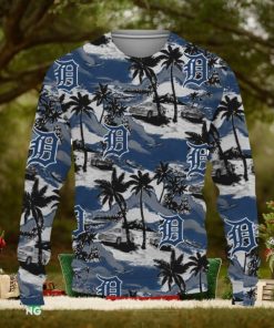 Detroit Tigers Tropical Patterns For Fans Club Gifts Ugly Xmas Sweater Gift Holidays