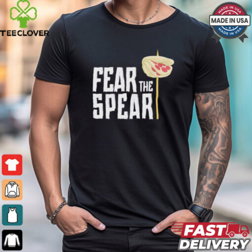 Detroit Tigers Tyler Holton wearing Fear the spear shirt