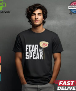 Detroit Tigers Tyler Holton wearing Fear the spear shirt