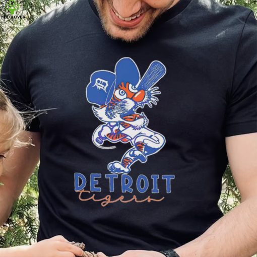 Detroit Tigers mascot retro hoodie, sweater, longsleeve, shirt v-neck, t-shirt