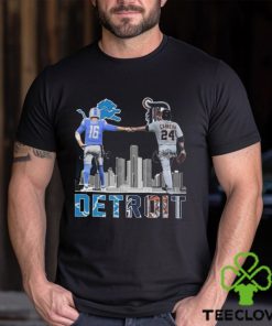Detroit goff and cabrera skyline signatures 2023 shirt