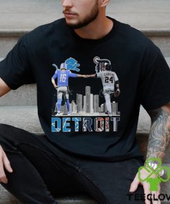 Detroit goff and cabrera skyline signatures 2023 shirt