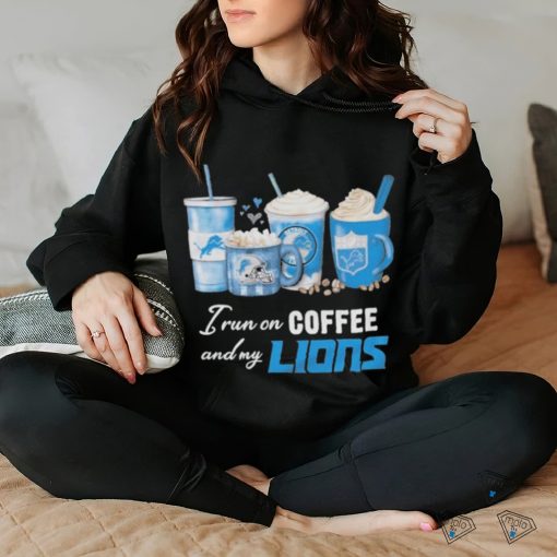 Detroit lions I love coffee black shirt
