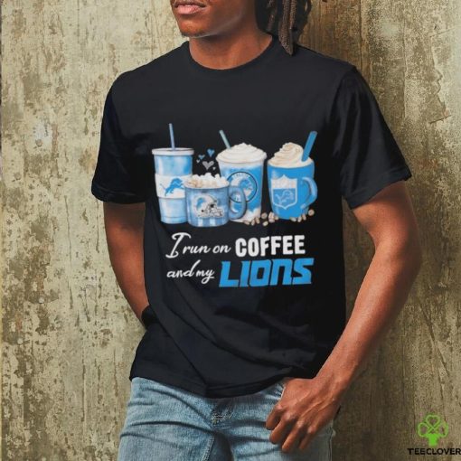 Detroit lions I love coffee black shirt